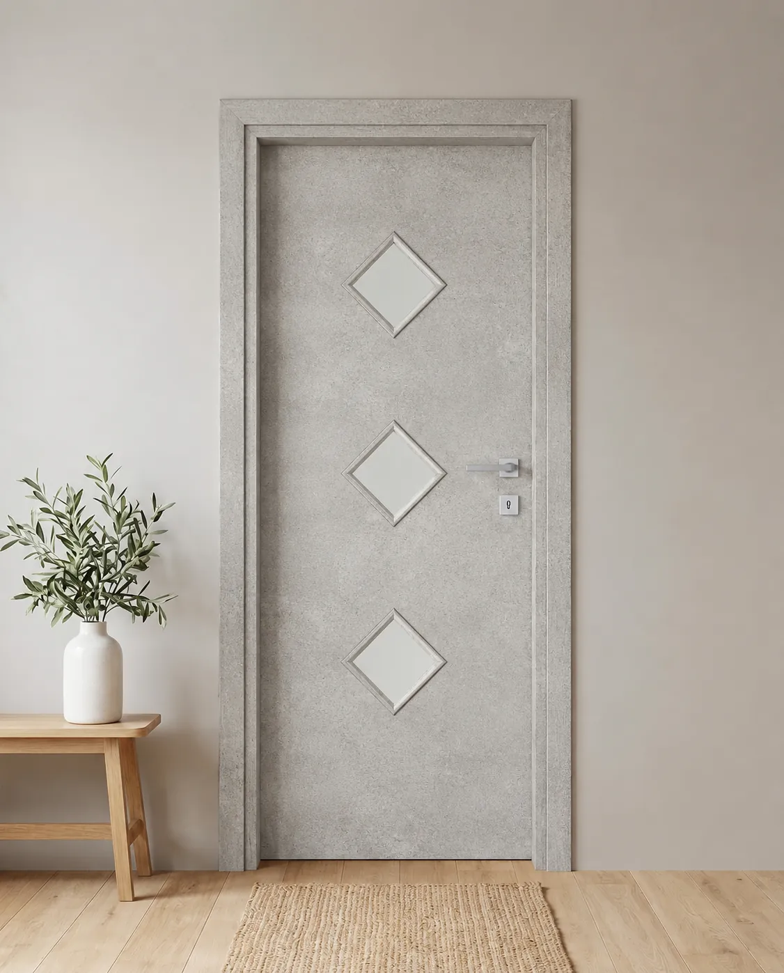 Porta interna laminata TOR-16 in Beton Maloja
