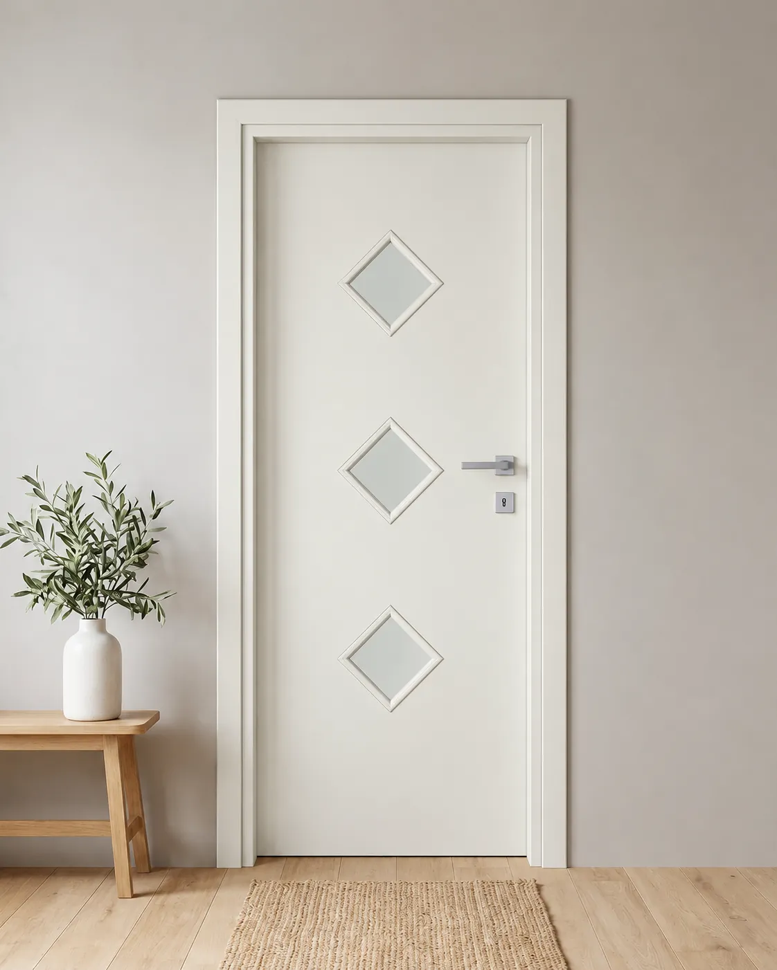 Porta interna laminata TOR-16 in Bianco