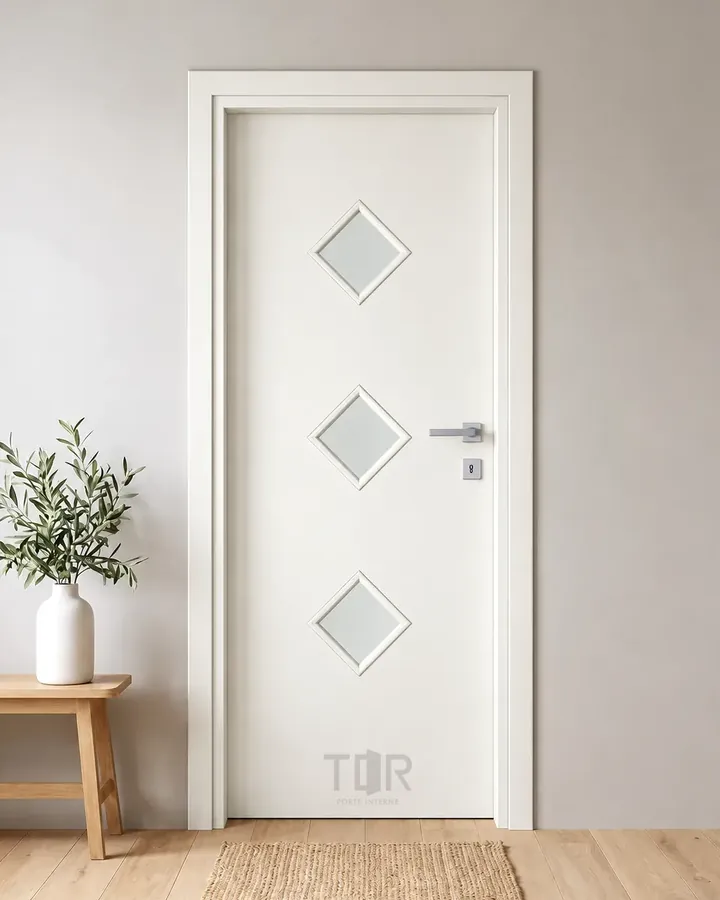Porta interna laminata TOR-16 in Bianco