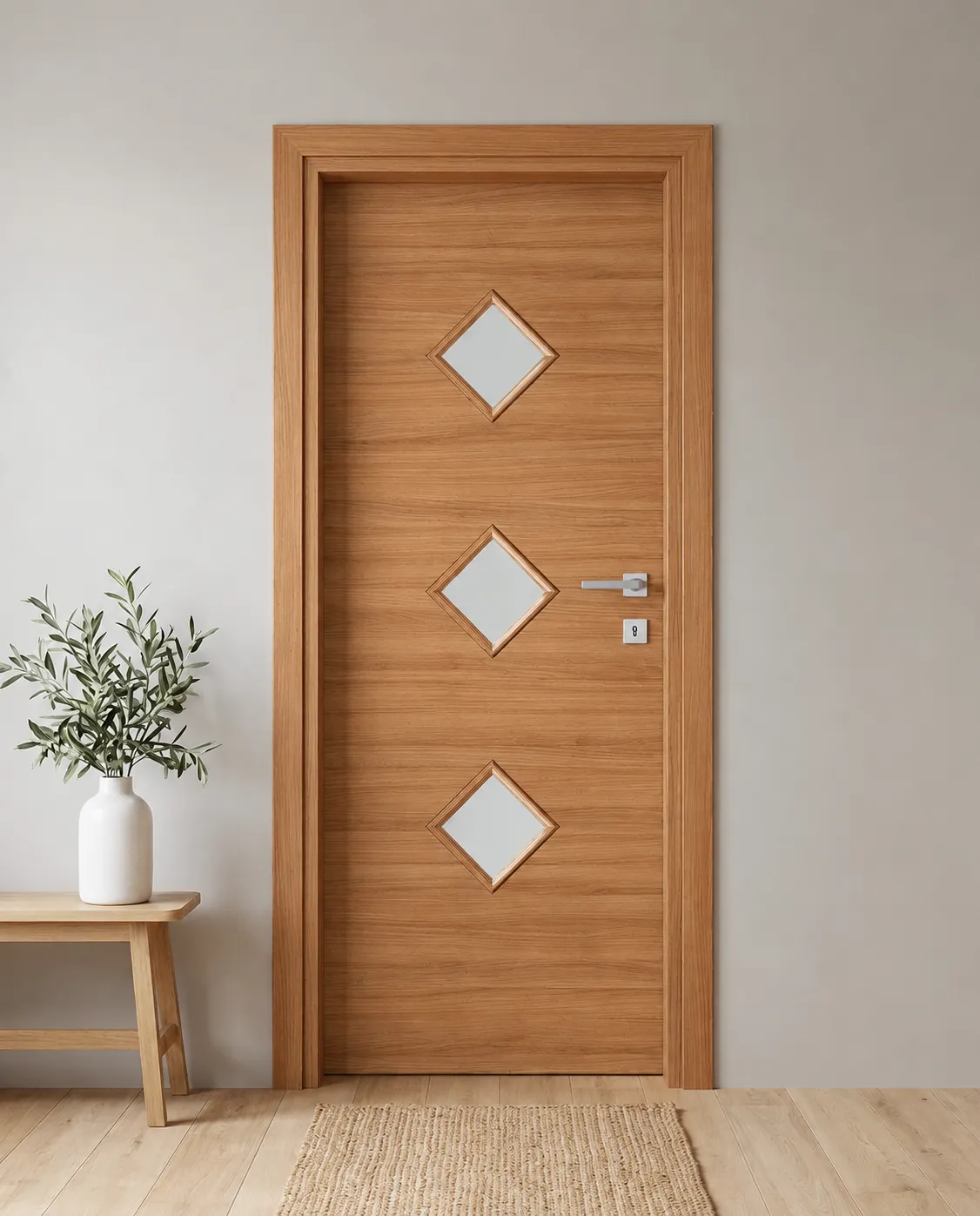 Porta interna laminata TOR-16 in Ciliegio SB