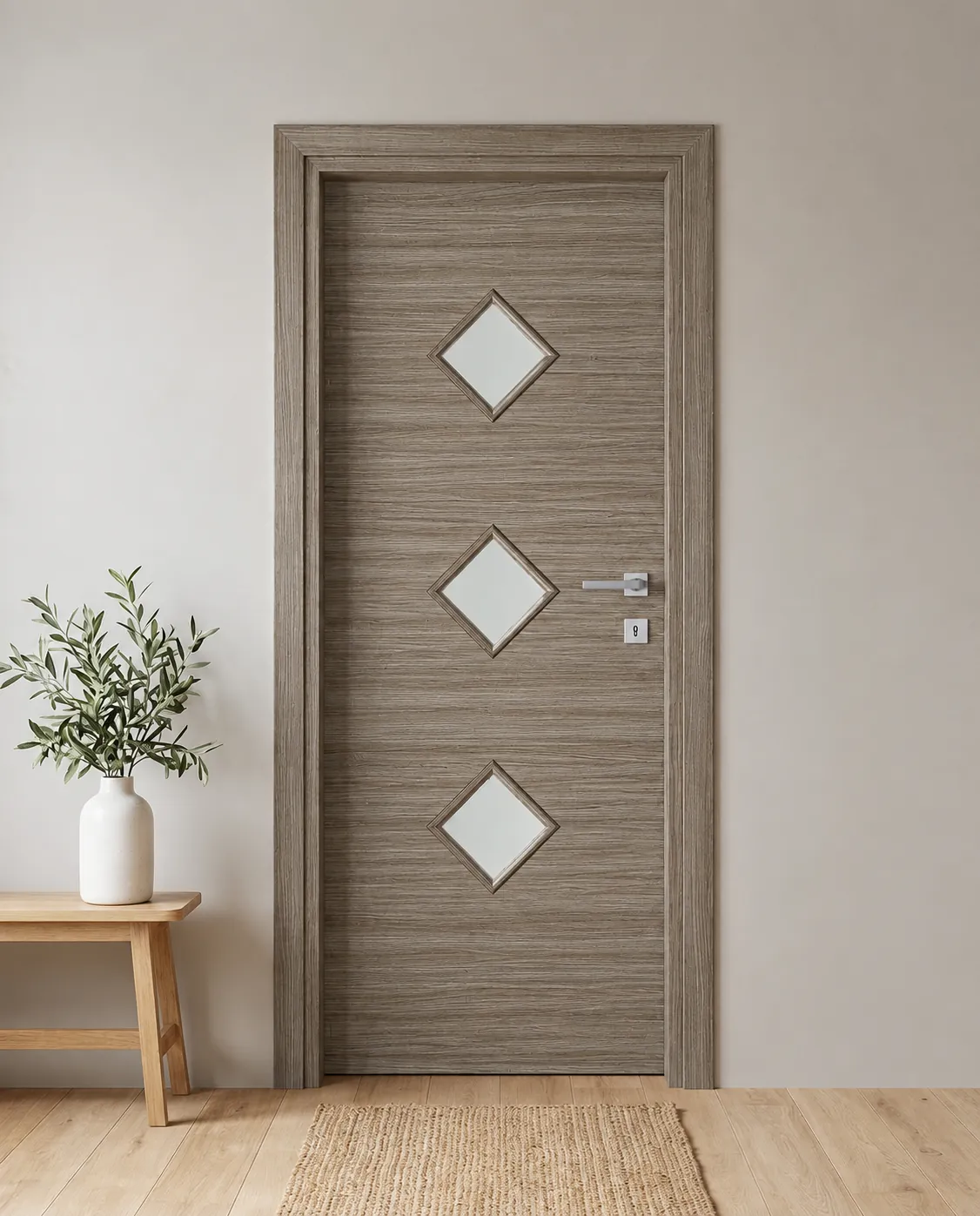 Porta interna laminata TOR-16 in Paliss Grey