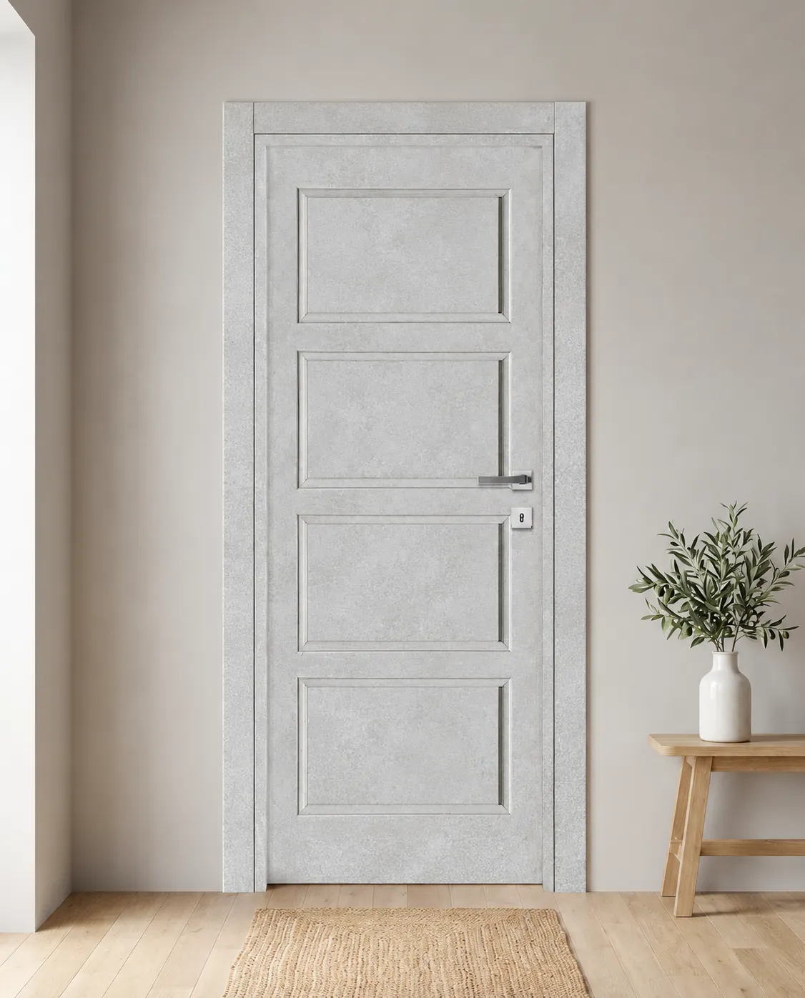 Porta interna laminata TOR-17 in Beton Maloja