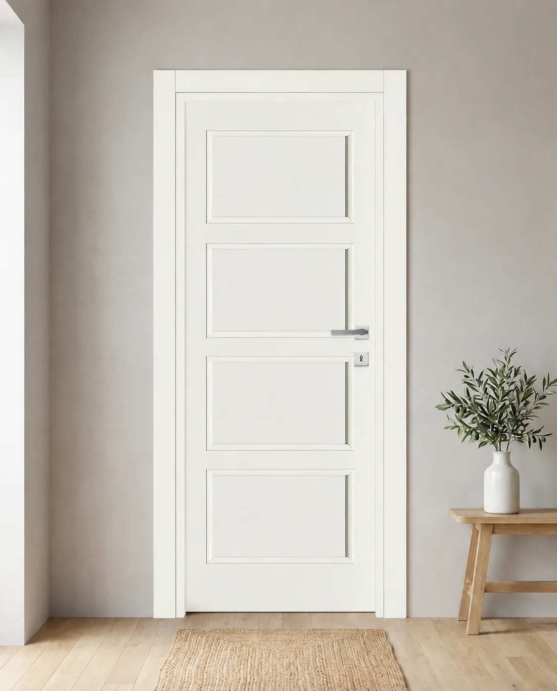 Porta interna laminata TOR-17 in Bianco