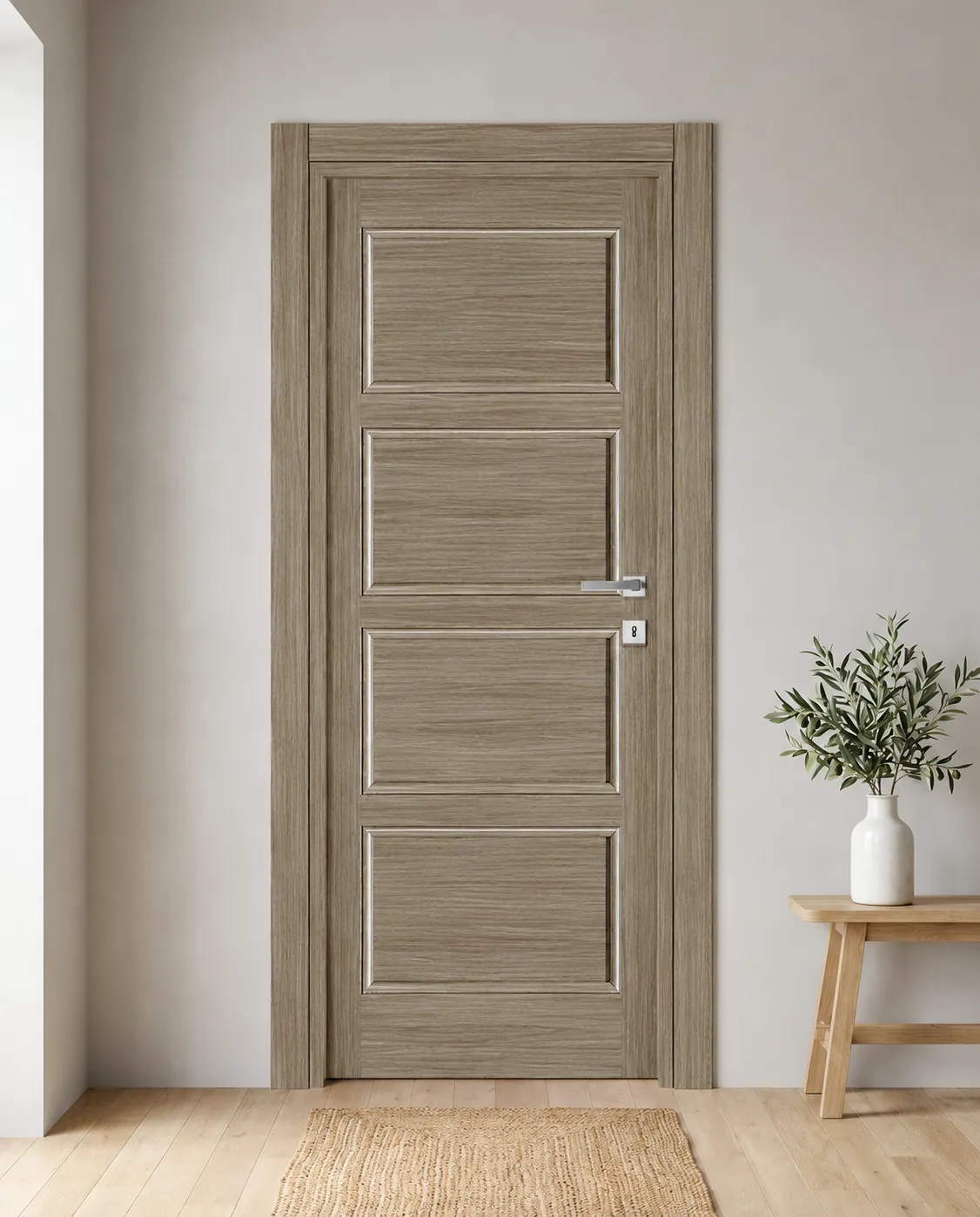 Porta interna laminata TOR-17 in Paliss Grey