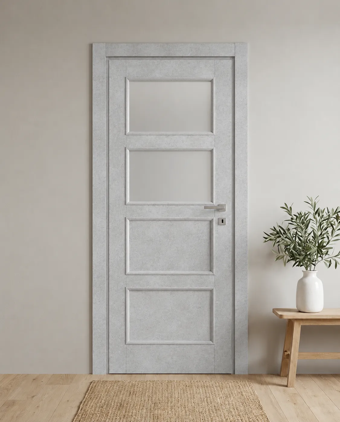 Porta interna laminata TOR-18 in Beton Maloja