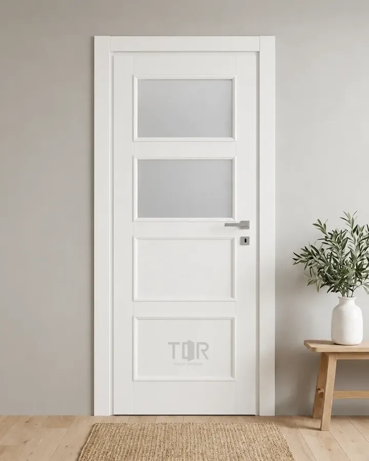 Porta interna laminata TOR-18 in Bianco