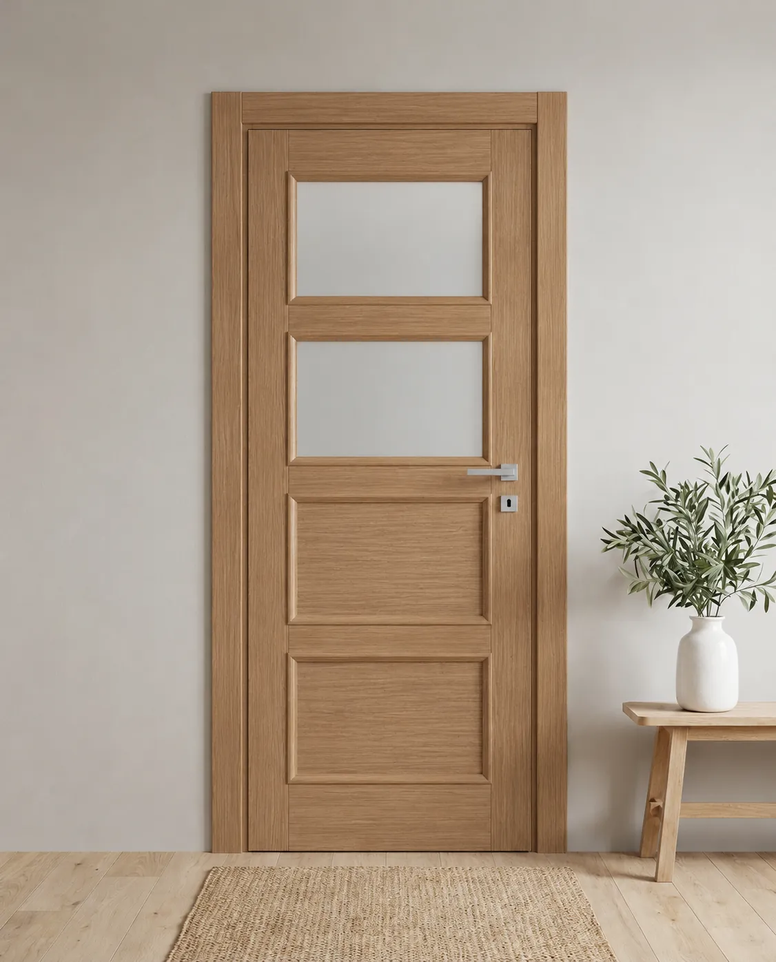 Porta interna laminata TOR-18 in Ciliegio SB