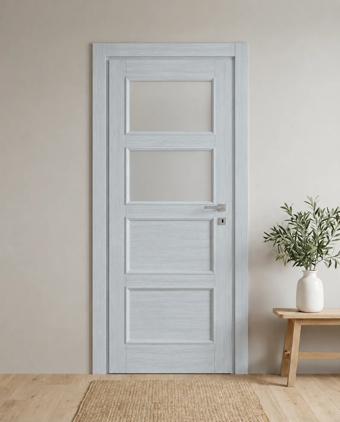 Porta interna laminata TOR-18 in Olmo Cenere