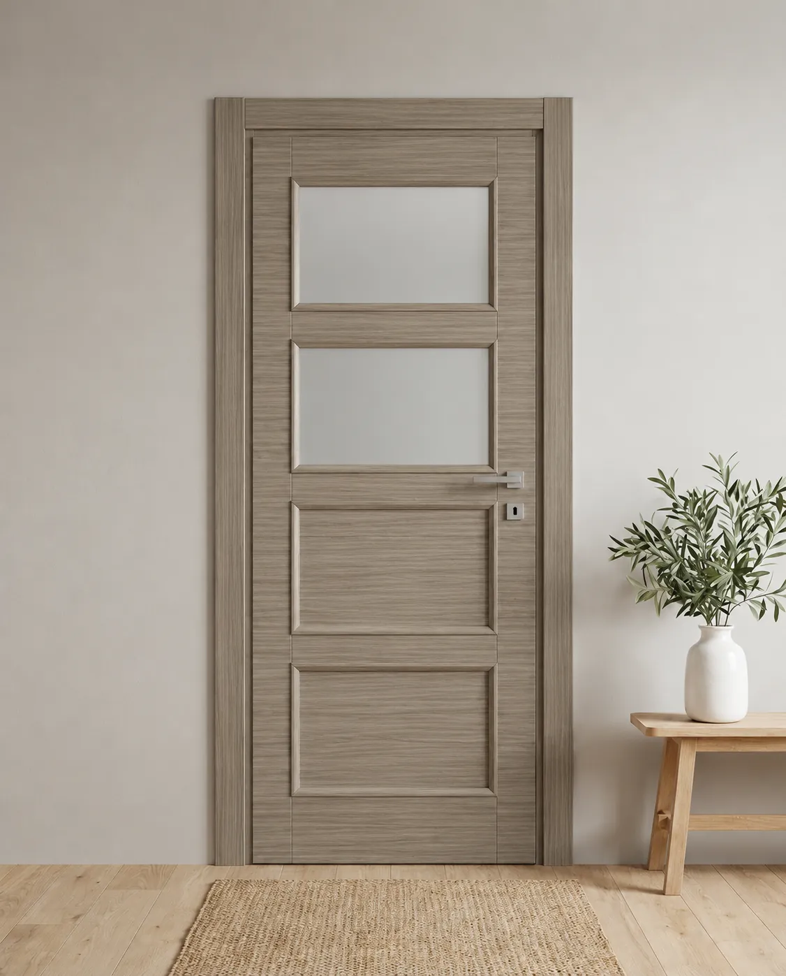 Porta interna laminata TOR-18 in Paliss Grey