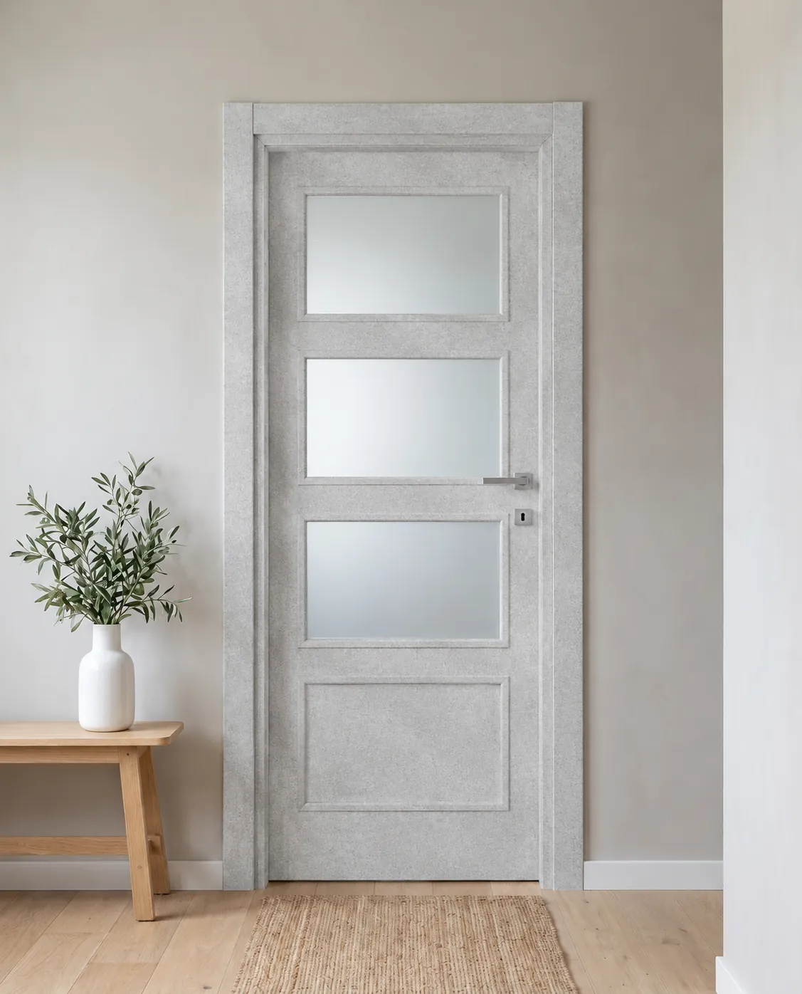 Porta interna laminata TOR-19 in Beton Maloja