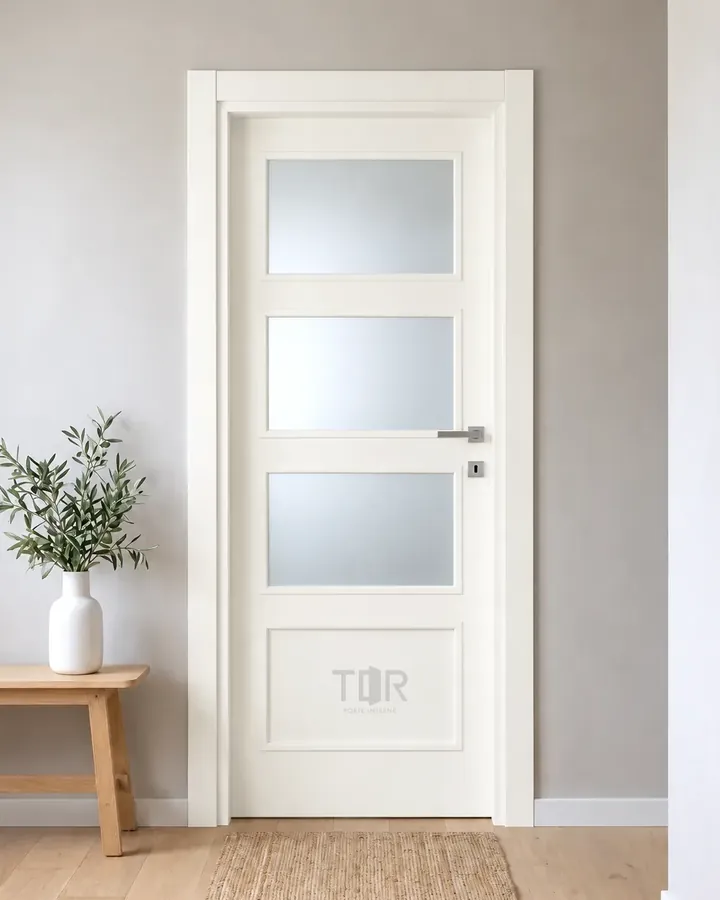 Porta interna laminata TOR-19 in Bianco