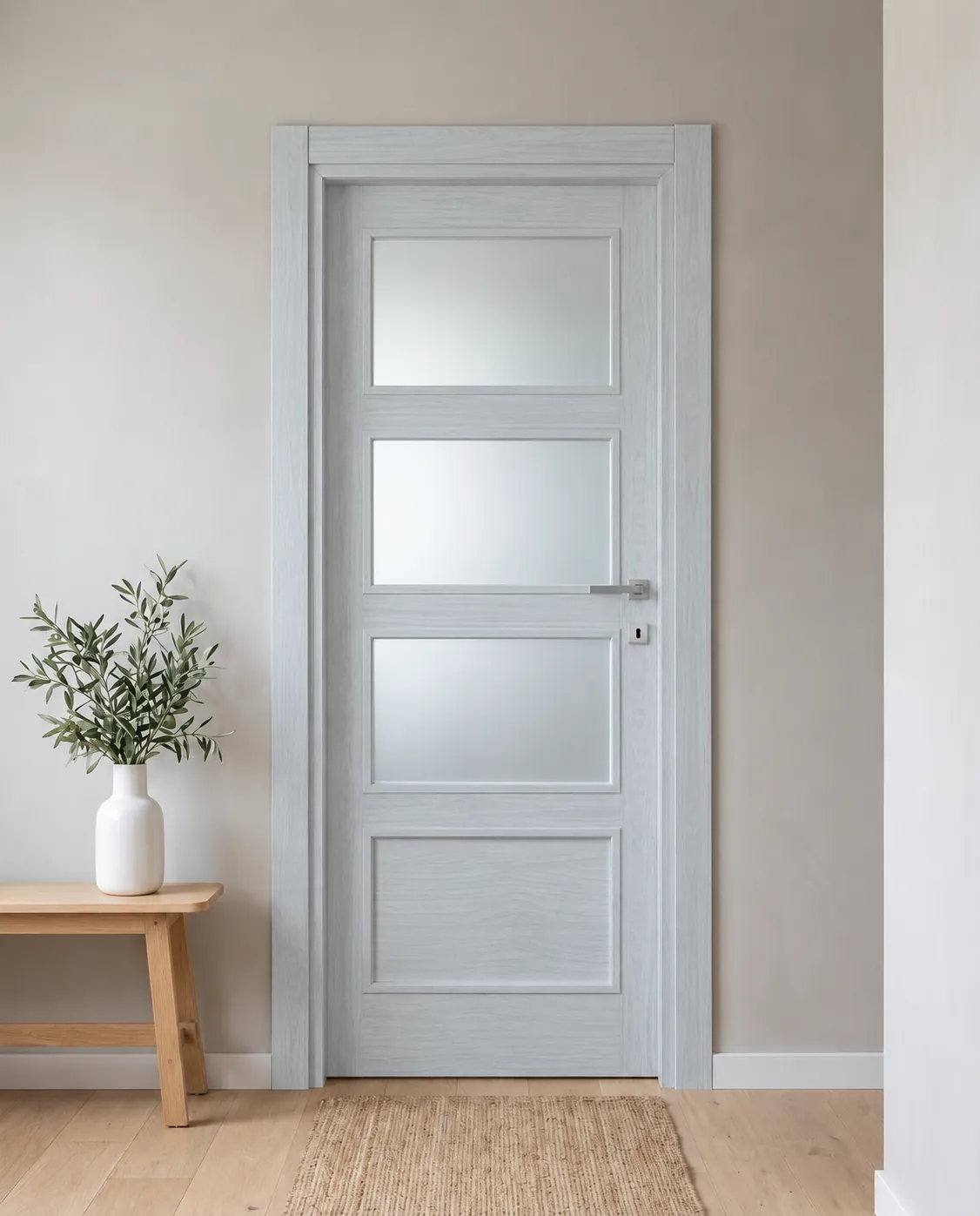 Porta interna laminata TOR-19 in Olmo Cenere