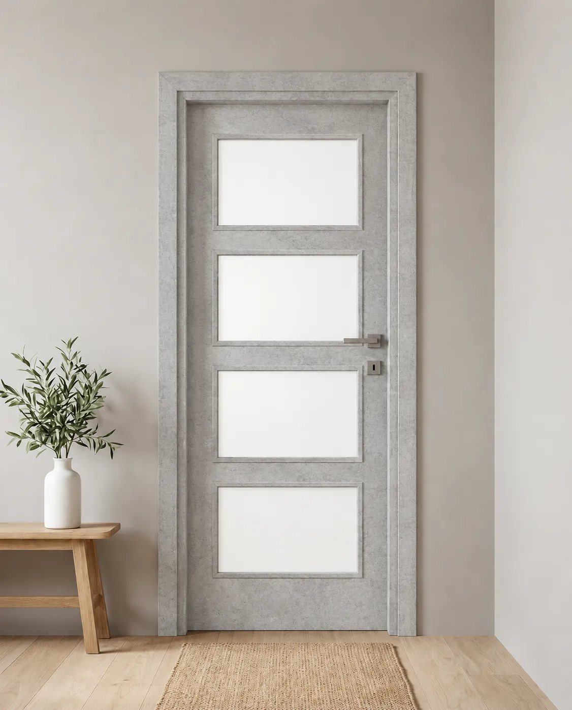 Porta interna laminata TOR-20 in Beton Maloja