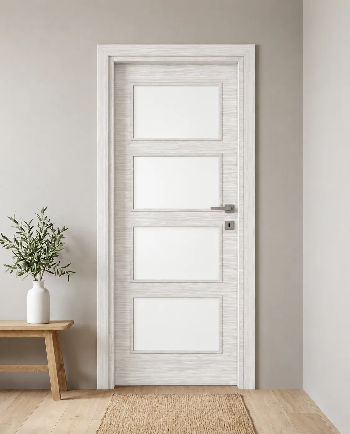 Porta interna laminata TOR-20 in Bianco Matrix
