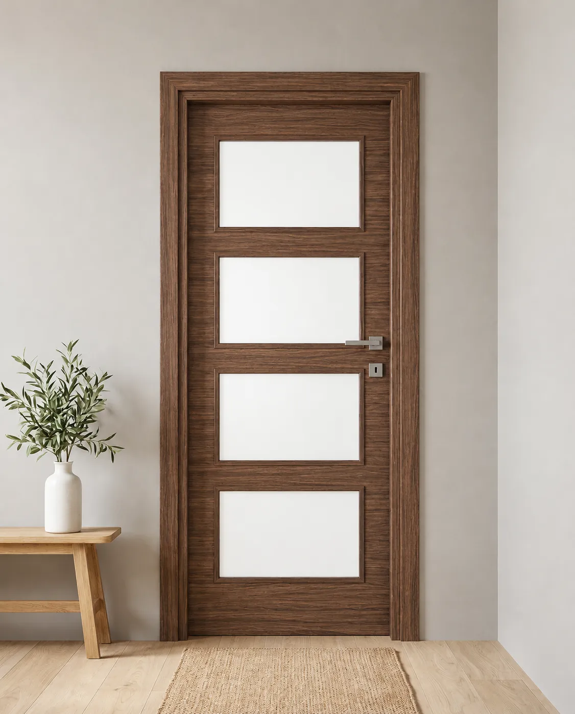Porta interna laminata TOR-20 in Noce Alter