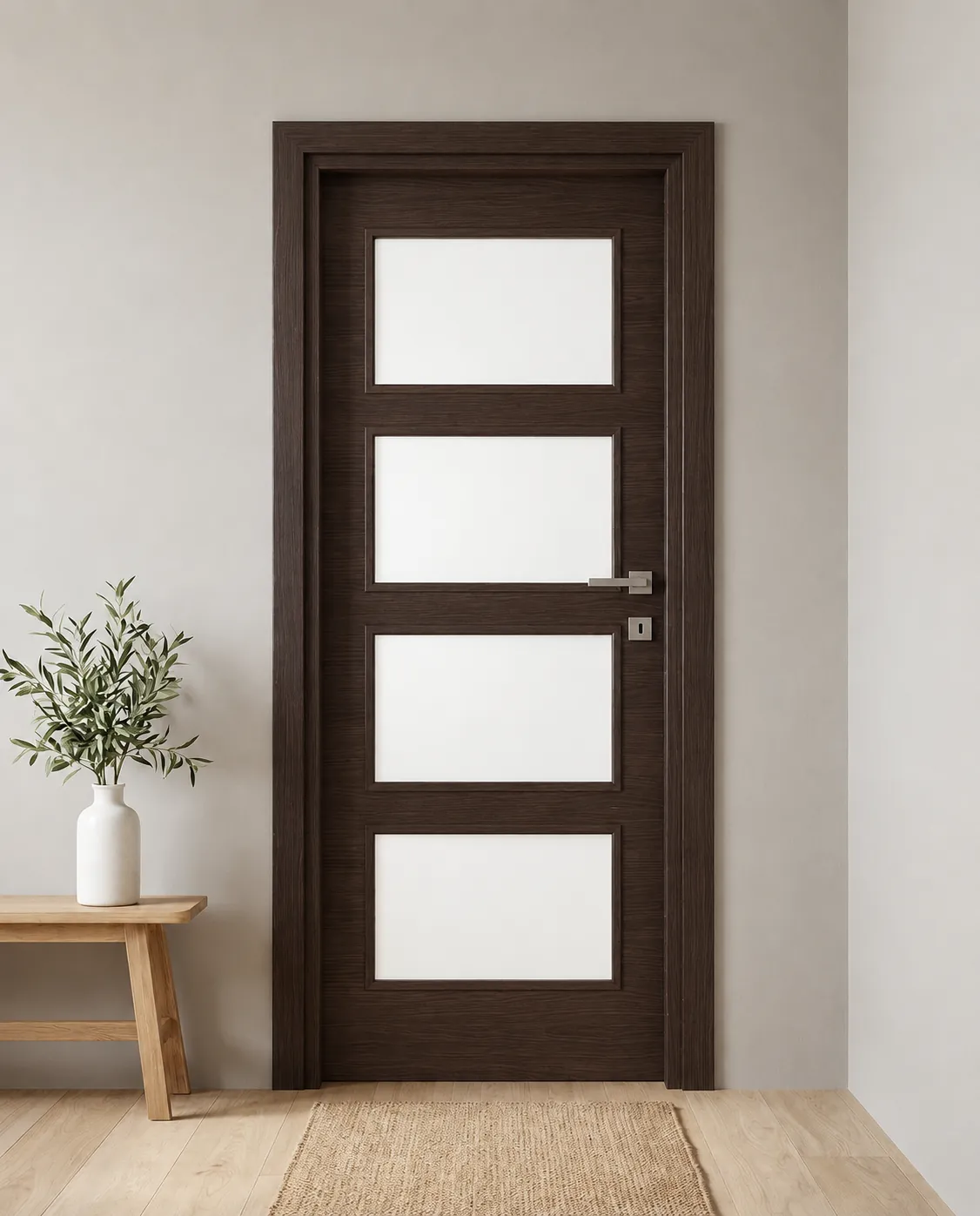 Porta interna laminata TOR-20 in Wengé