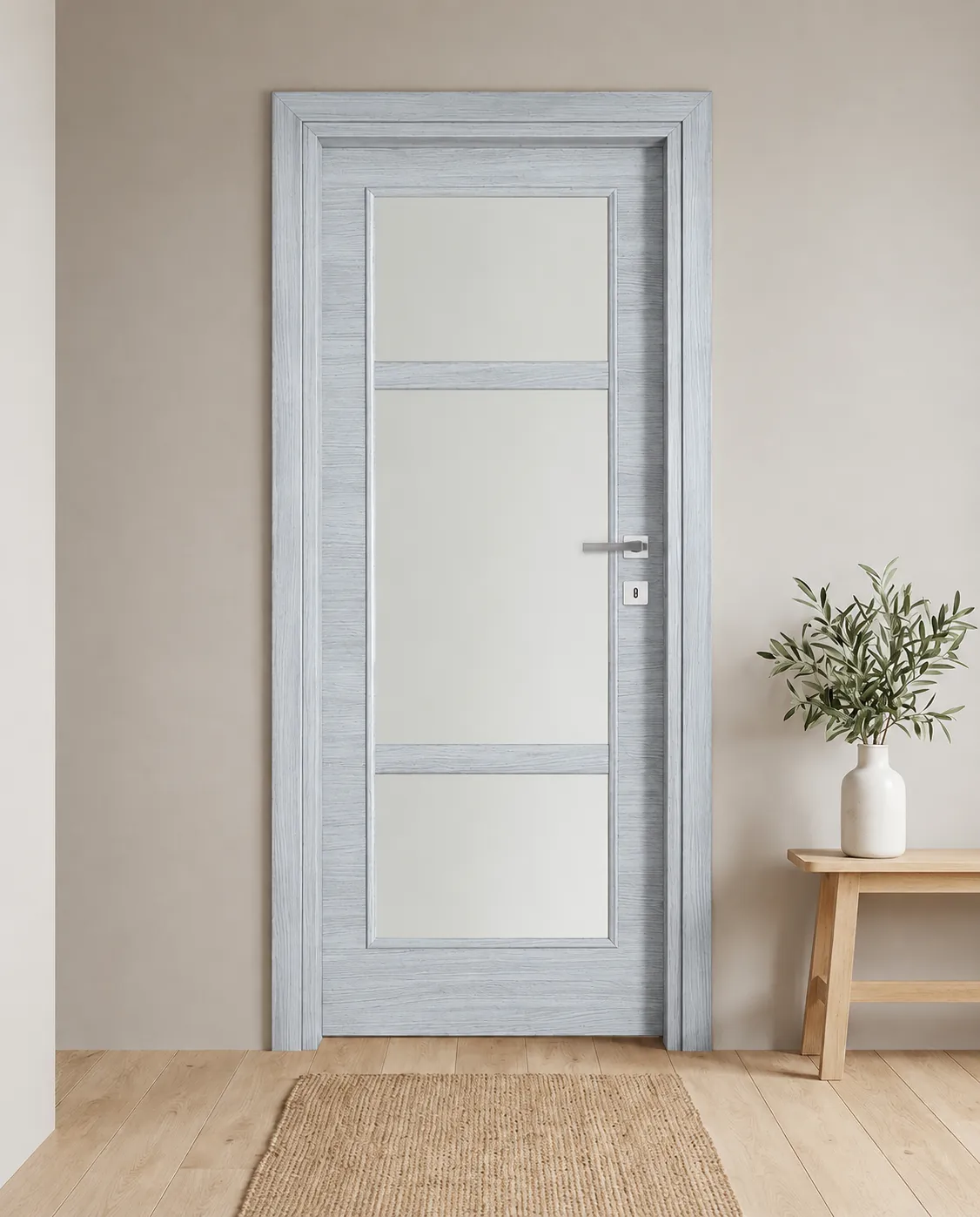 Porta interna laminata TOR-21 in Olmo Cenere