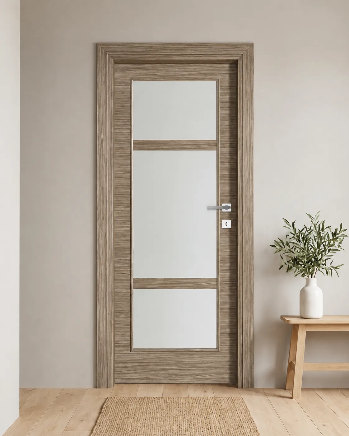 Porta interna laminata TOR-21 in Paliss Grey