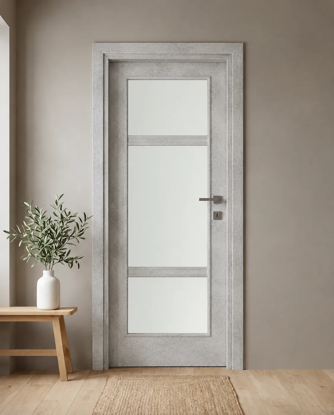 Porta interna laminata TOR-22 in Beton Maloja