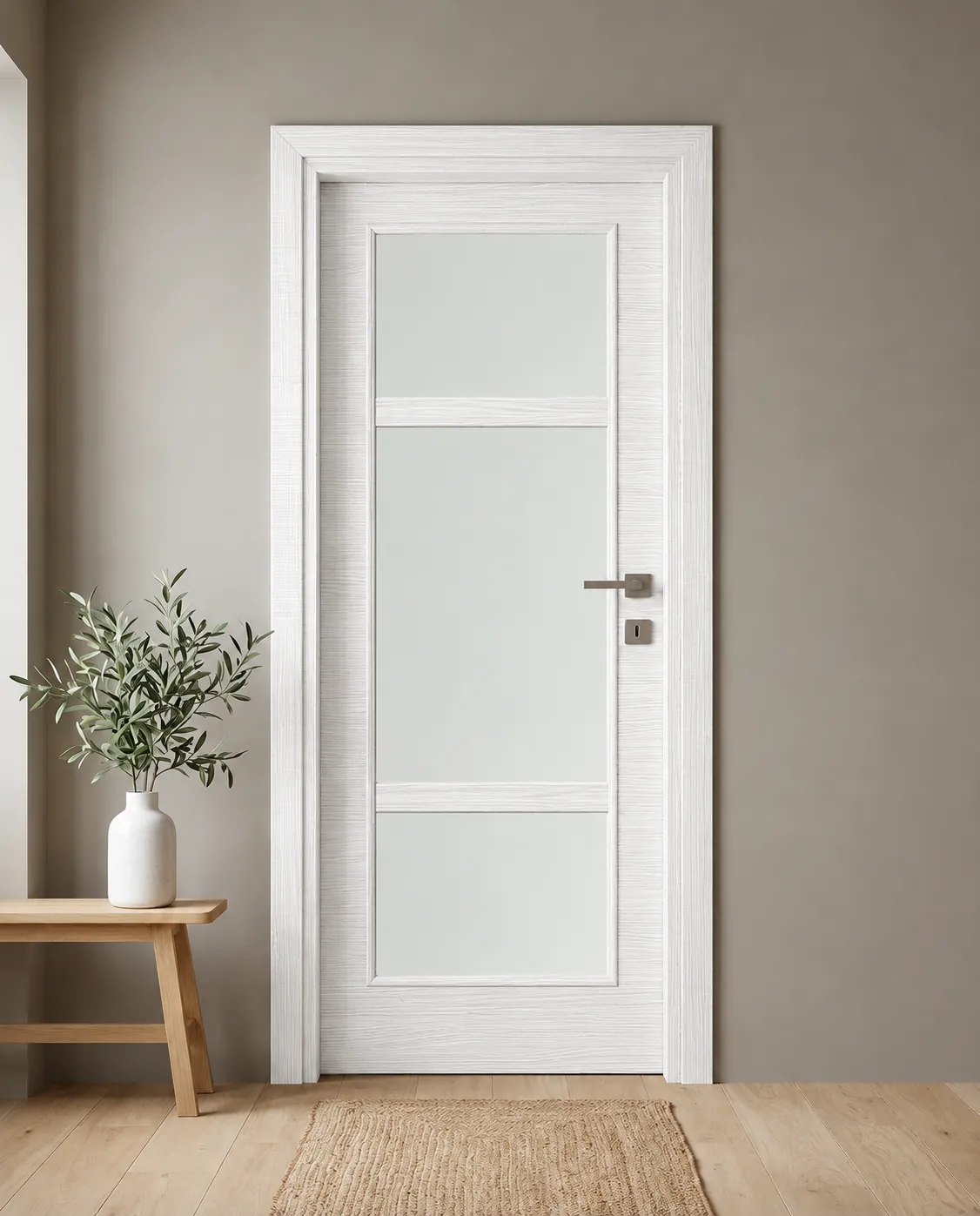 Porta interna laminata TOR-22 in Bianco Matrix