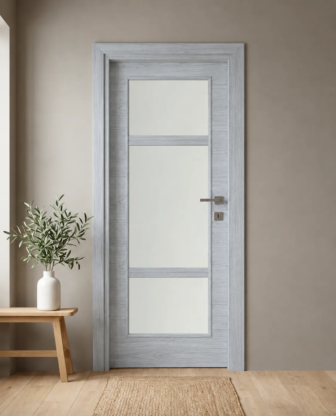 Porta interna laminata TOR-22 in Olmo Cenere