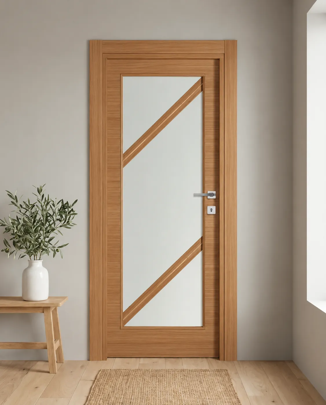 Porta interna laminata TOR-23 in Ciliegio SB