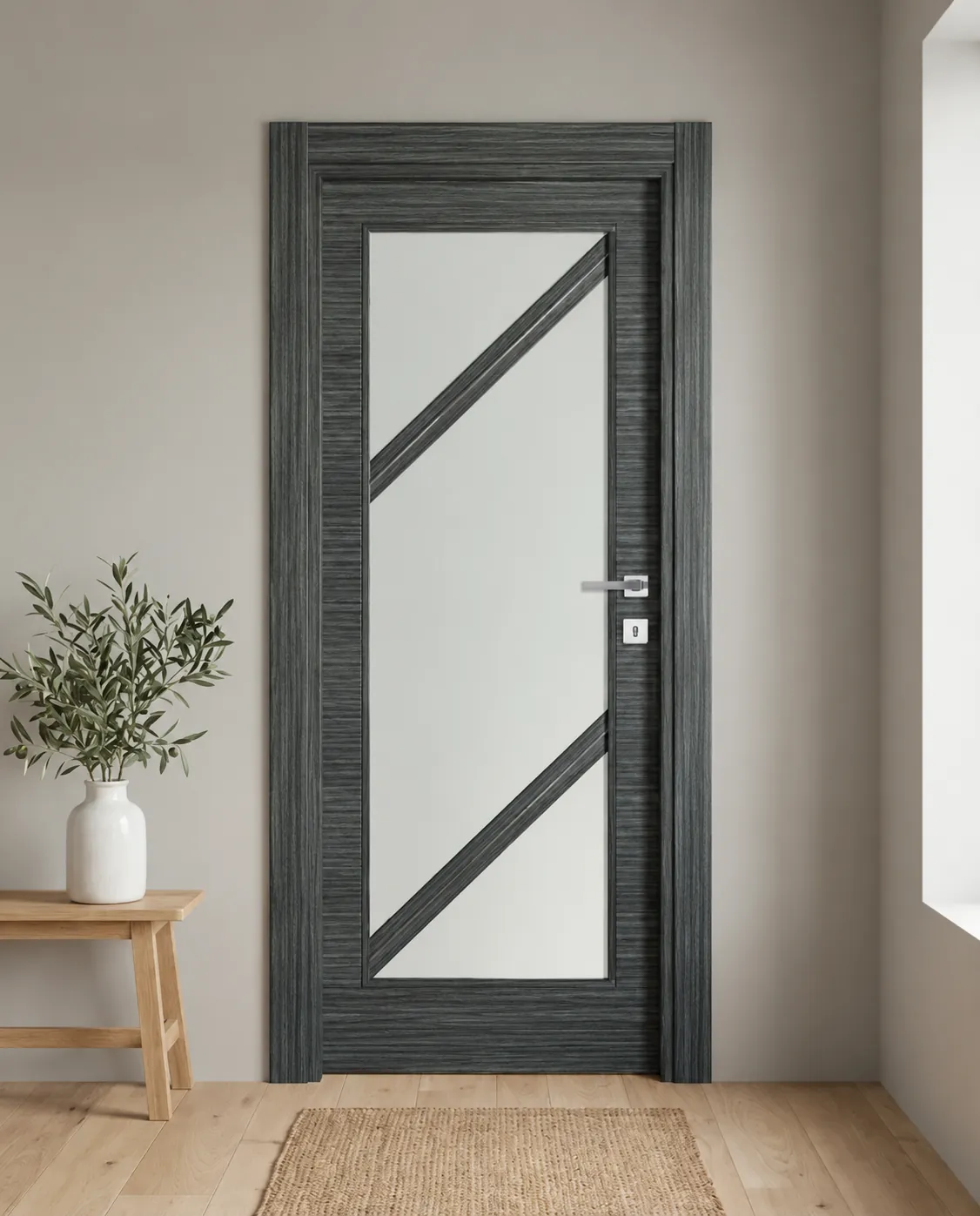 Porta interna laminata TOR-23 in Paliss Blu