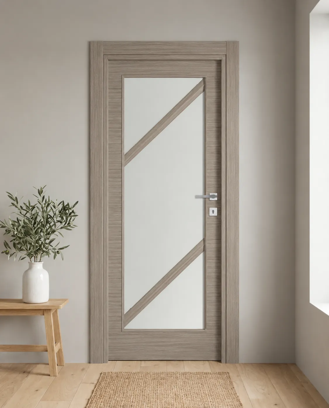 Porta interna laminata TOR-23 in Paliss Grey
