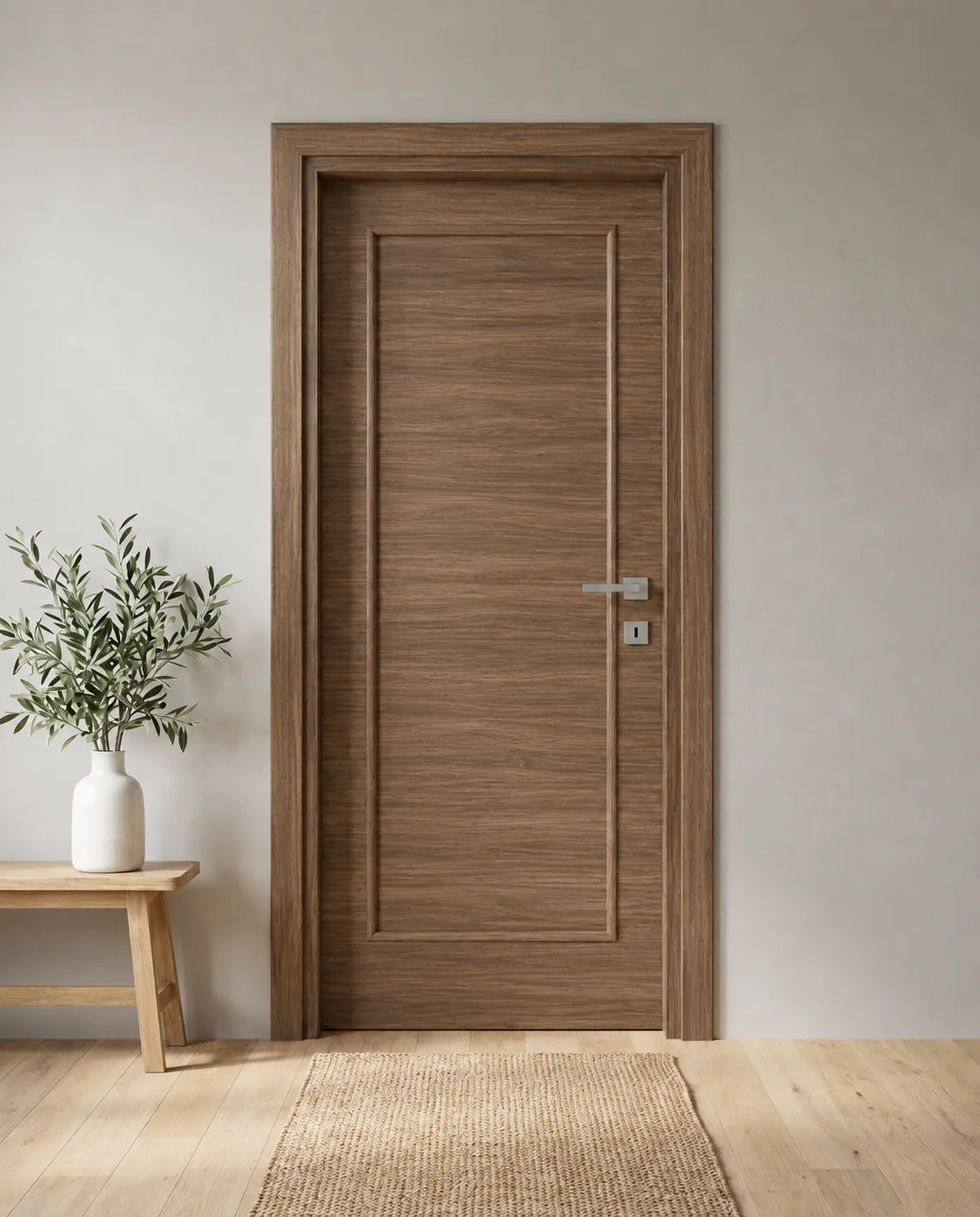 Porta interna laminata TOR-24 in Noce Alter