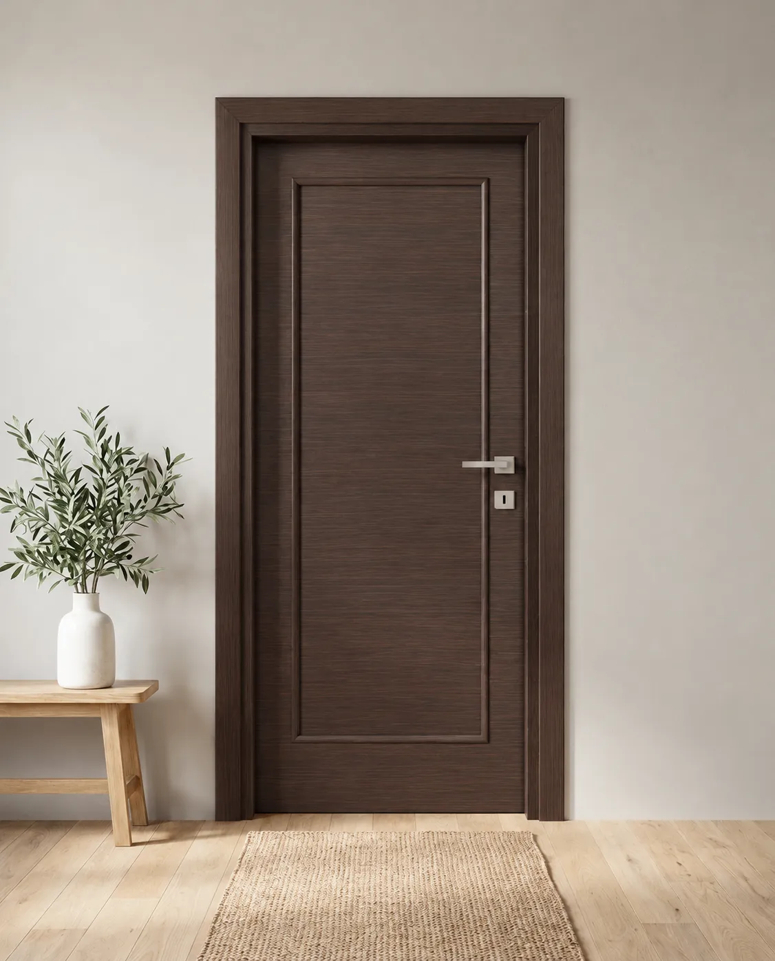 Porta interna laminata TOR-24 in Wengé