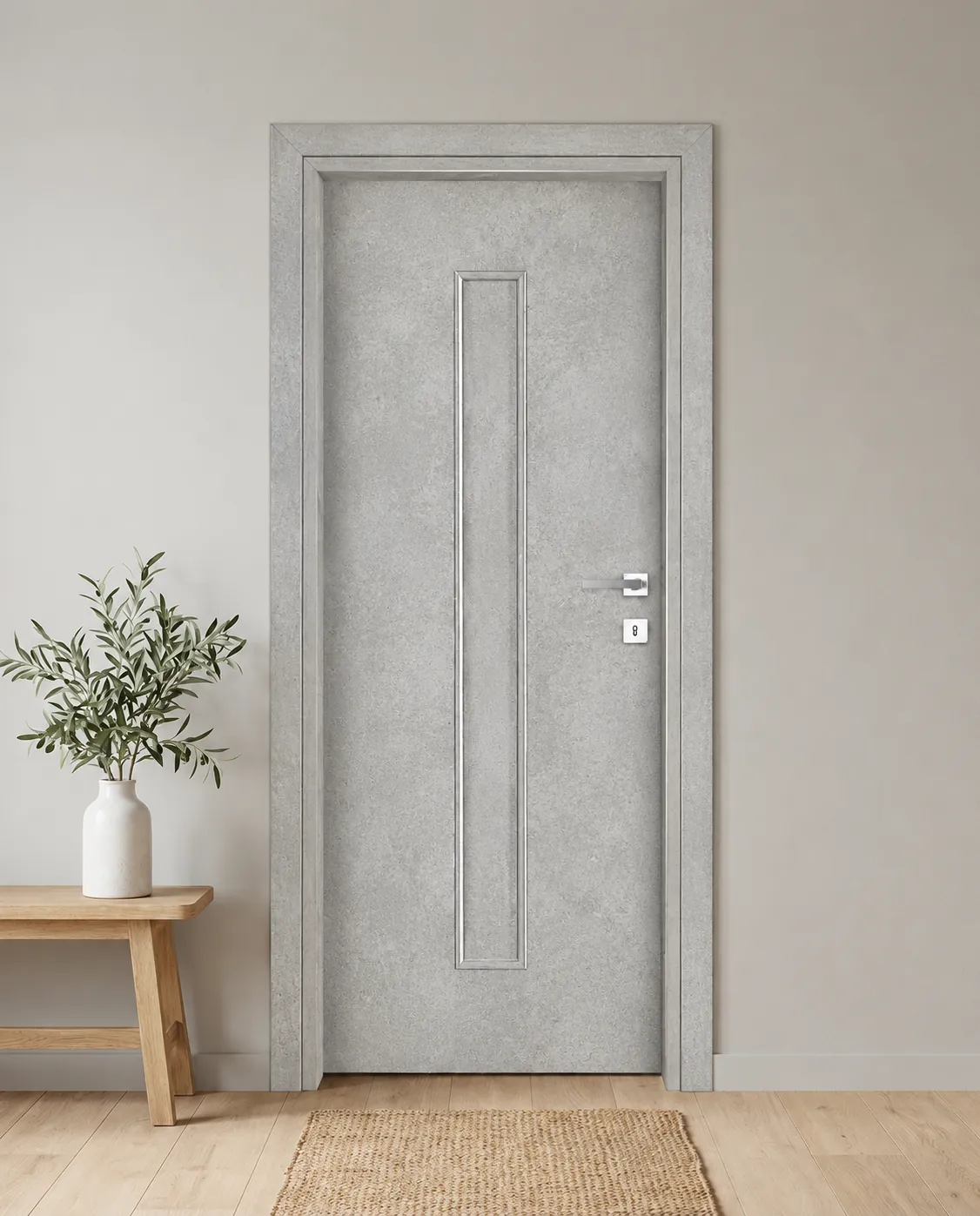 Porta interna laminata TOR-28 in Beton Maloja