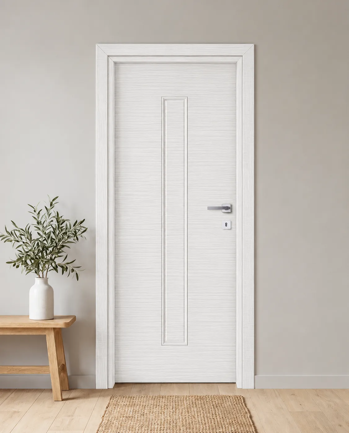 Porta interna laminata TOR-28 in Bianco Matrix