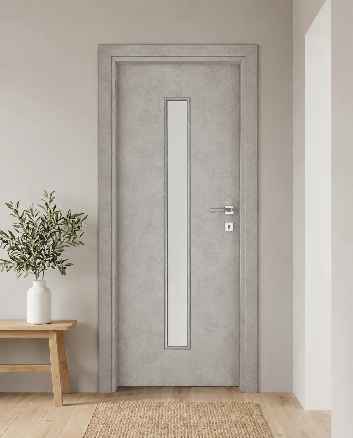 Porta interna laminata TOR-29 in Beton Maloja