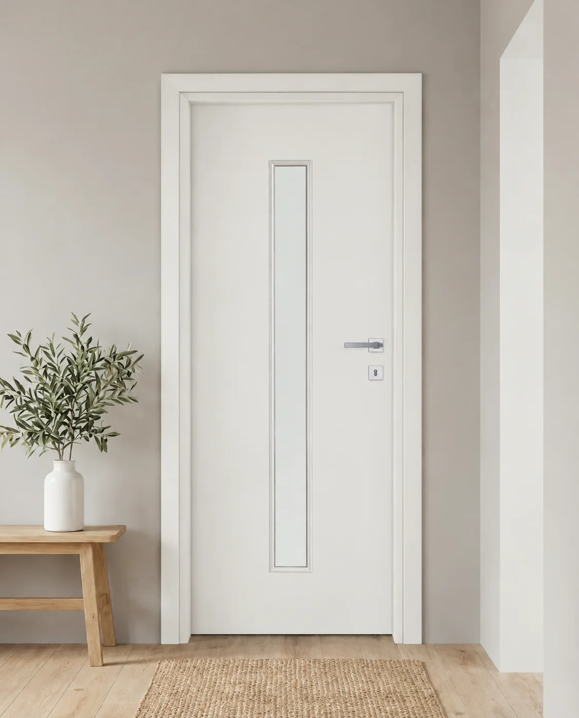 Porta interna laminata TOR-29 in Bianco
