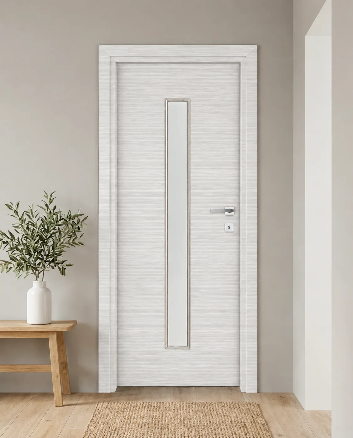 Porta interna laminata TOR-29 in Bianco Matrix