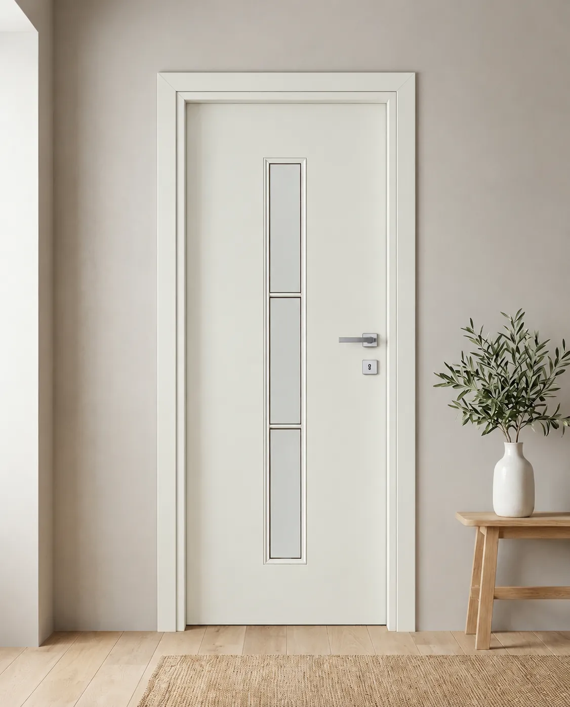 Porta interna laminata TOR-30 in Bianco