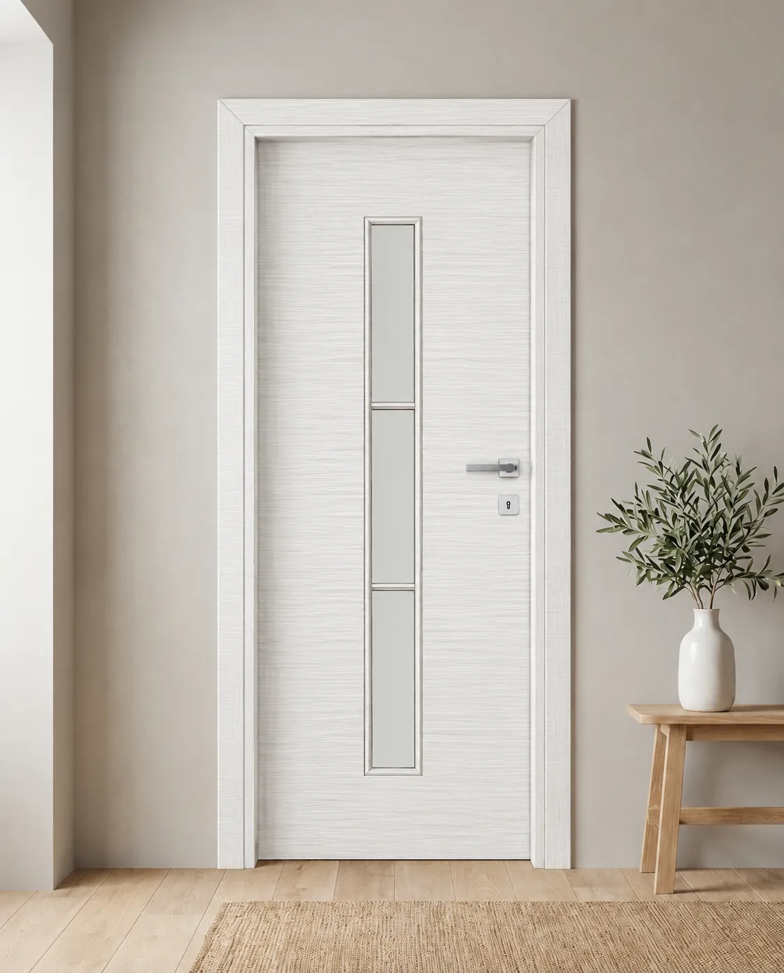 Porta interna laminata TOR-30 in Bianco Matrix