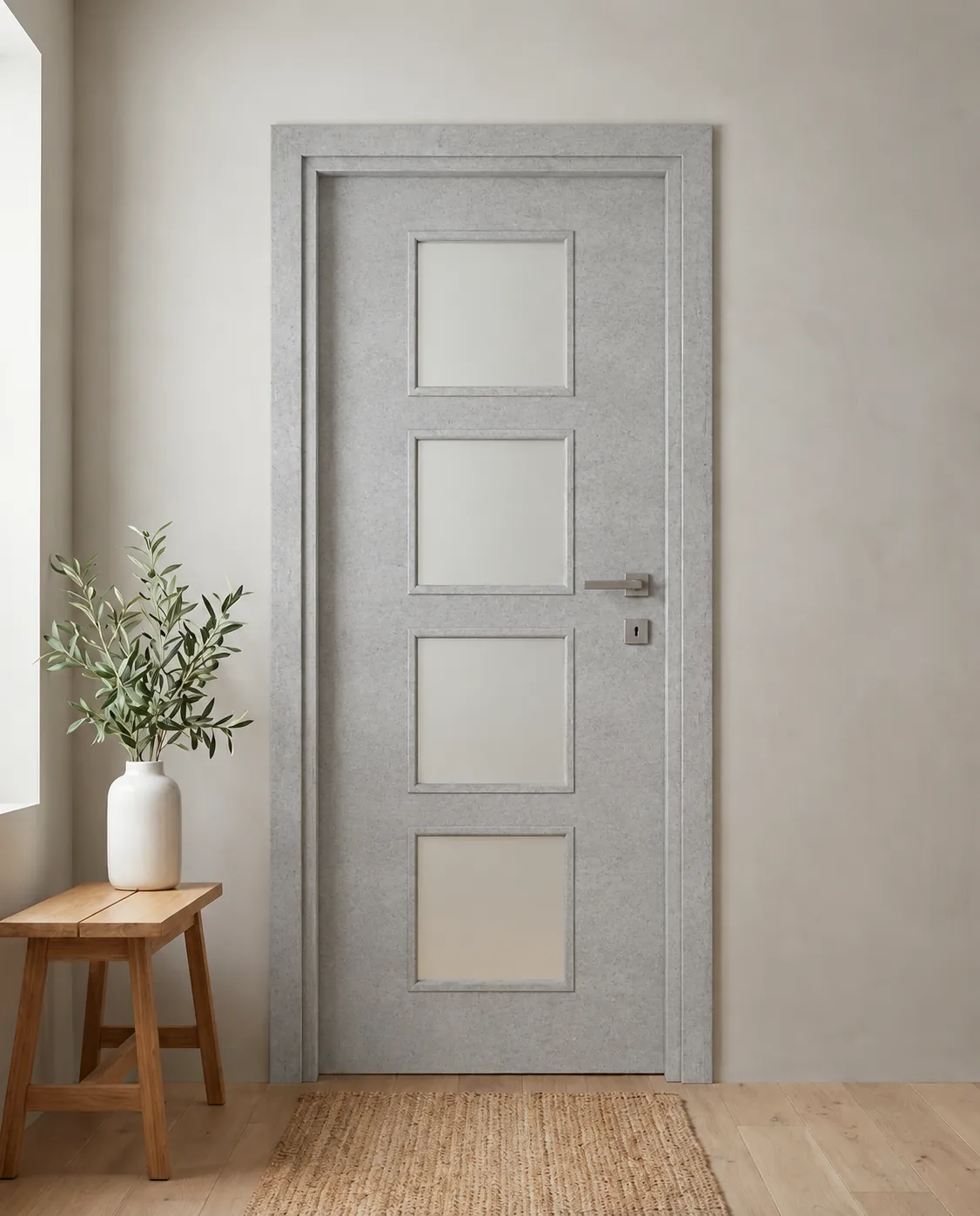 Porta interna laminata TOR-32 in Beton Maloja