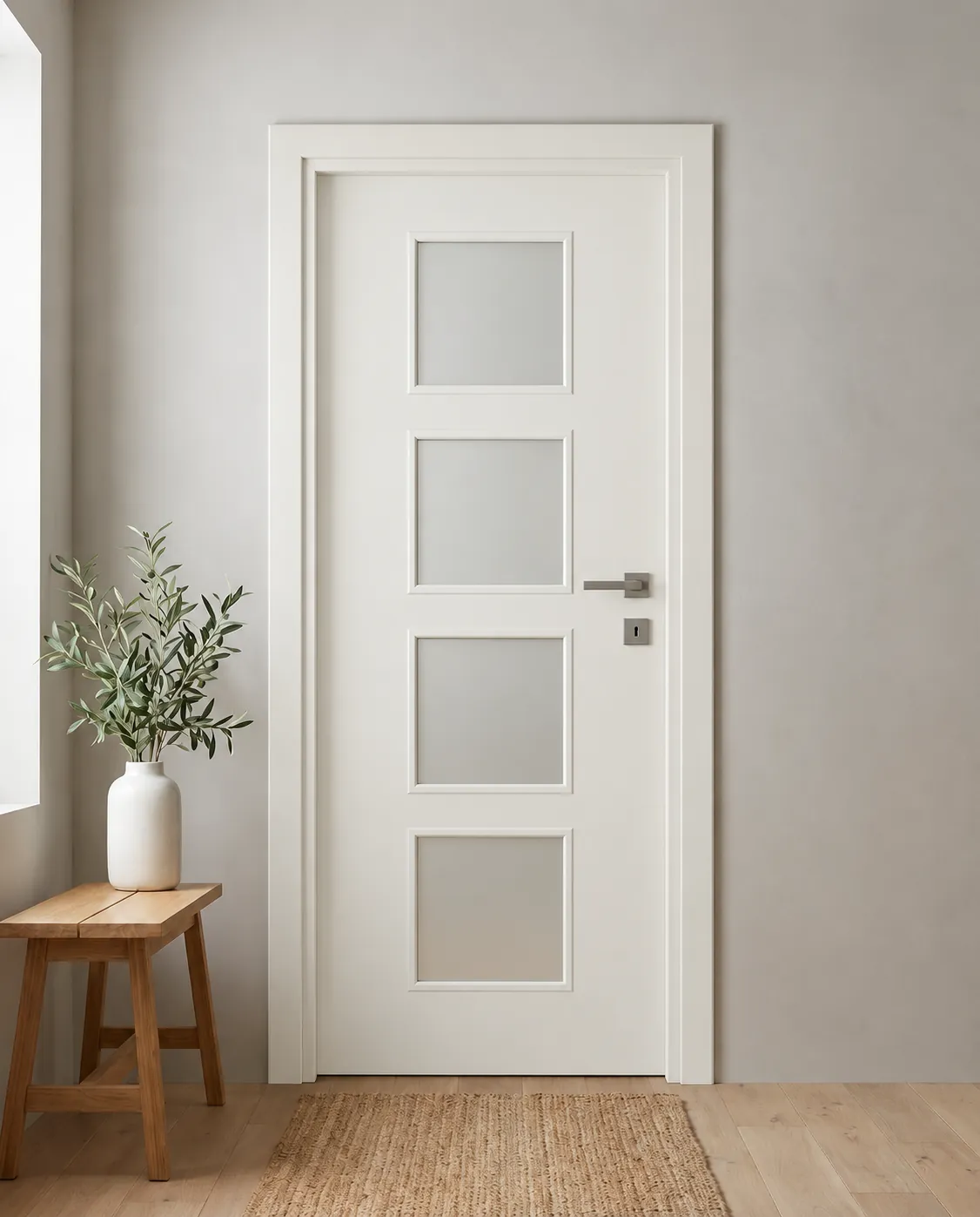 Porta interna laminata TOR-32 in Bianco