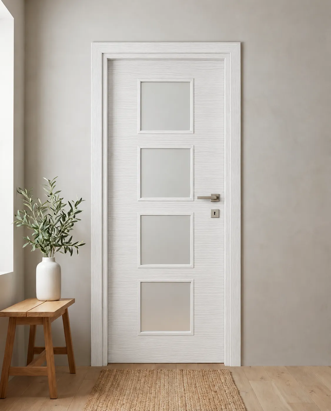 Porta interna laminata TOR-32 in Bianco Matrix