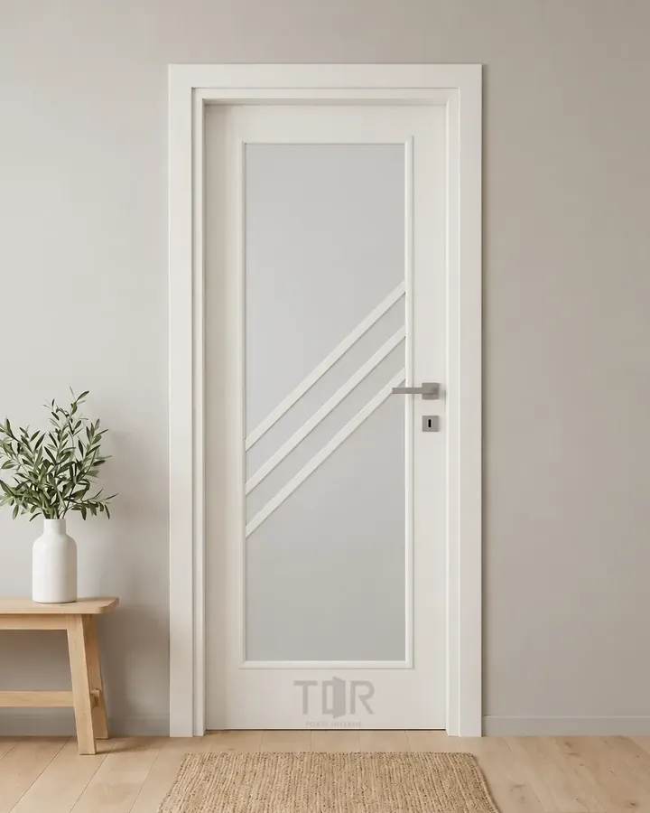 Porta interna laminata TOR-33 in Bianco