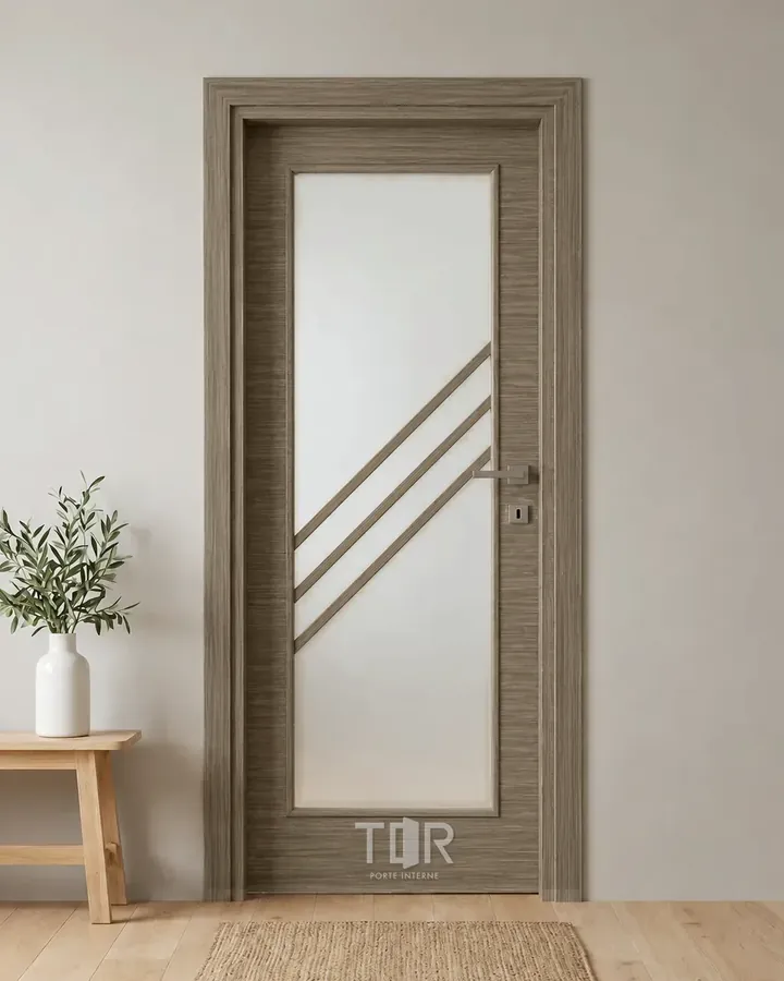 Porta interna laminata TOR-33 in Paliss Grey
