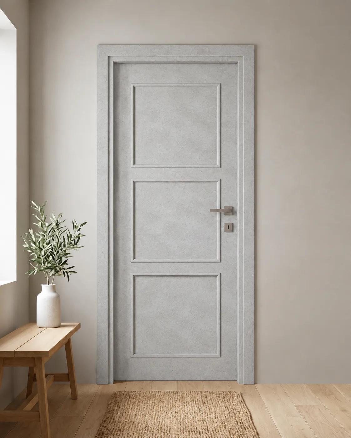 Porta interna laminata TOR-34 in Beton Maloja