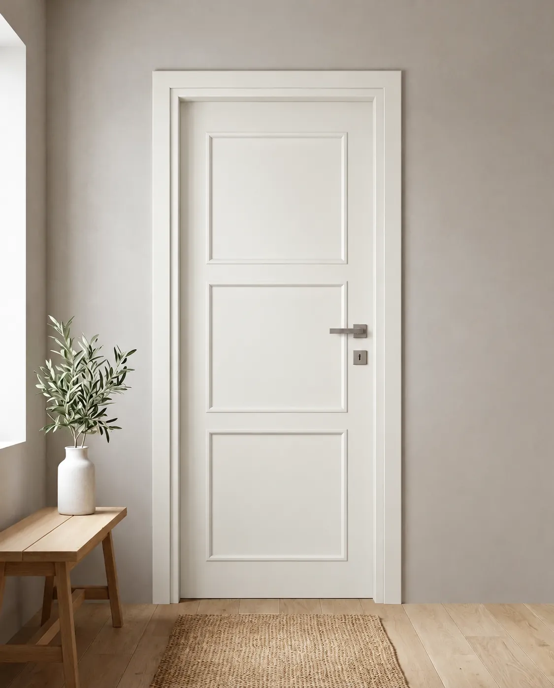 Porta interna laminata TOR-34 in Bianco