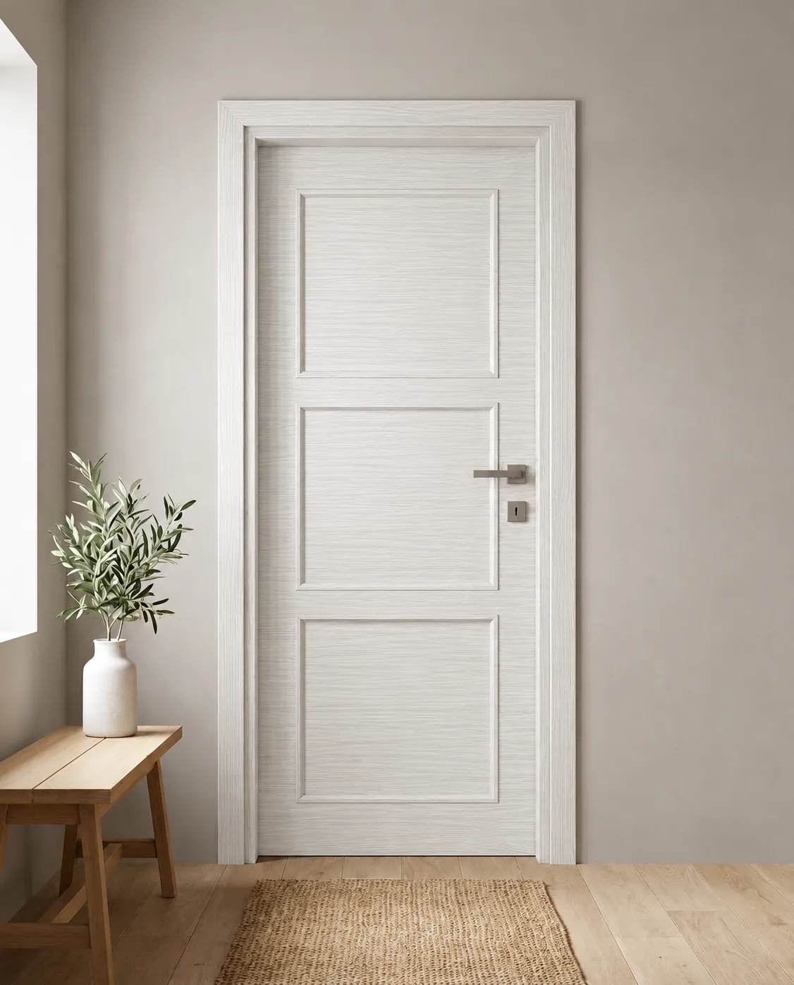 Porta interna laminata TOR-34 in Bianco Matrix