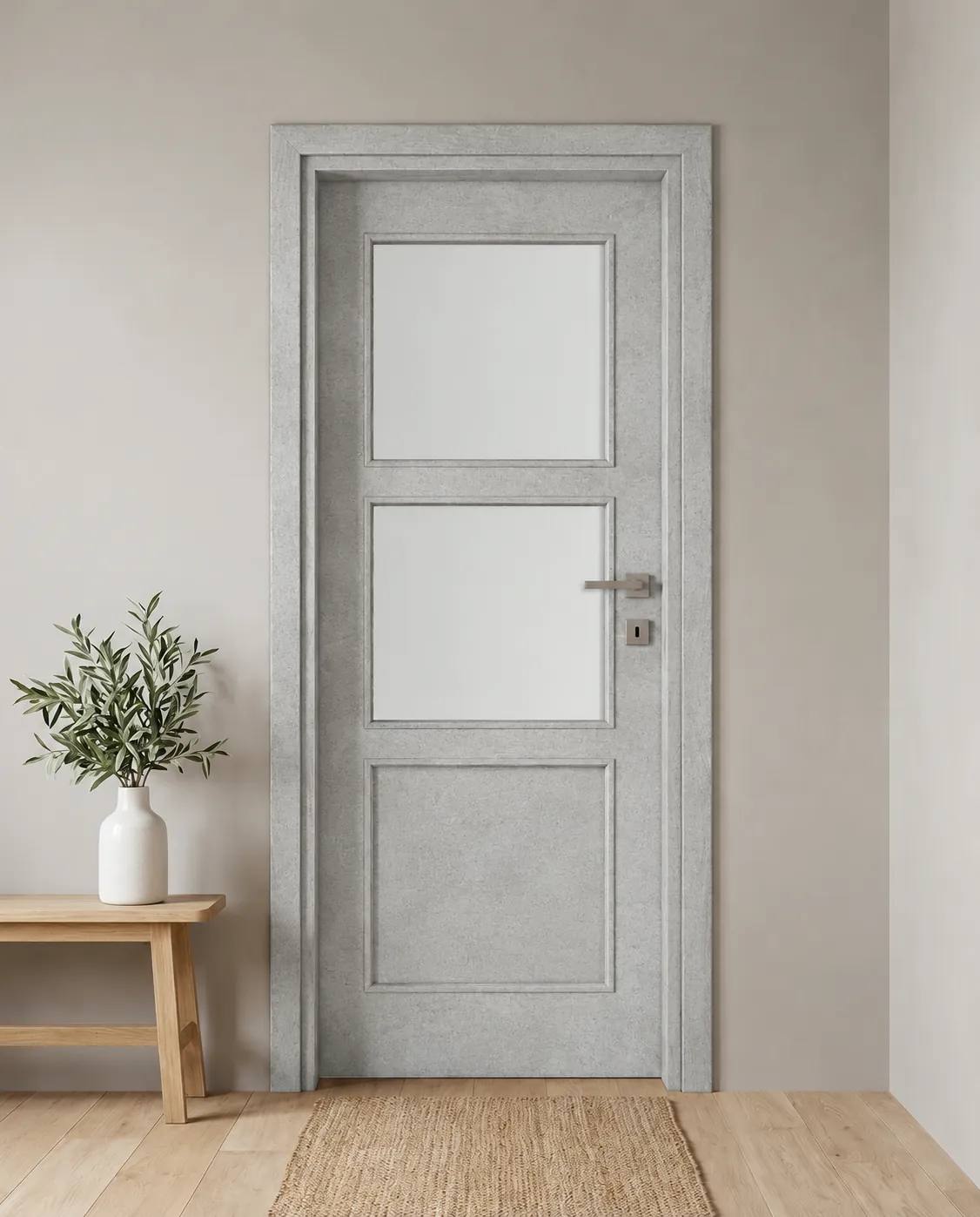 Porta interna laminata TOR-35 in Beton Maloja