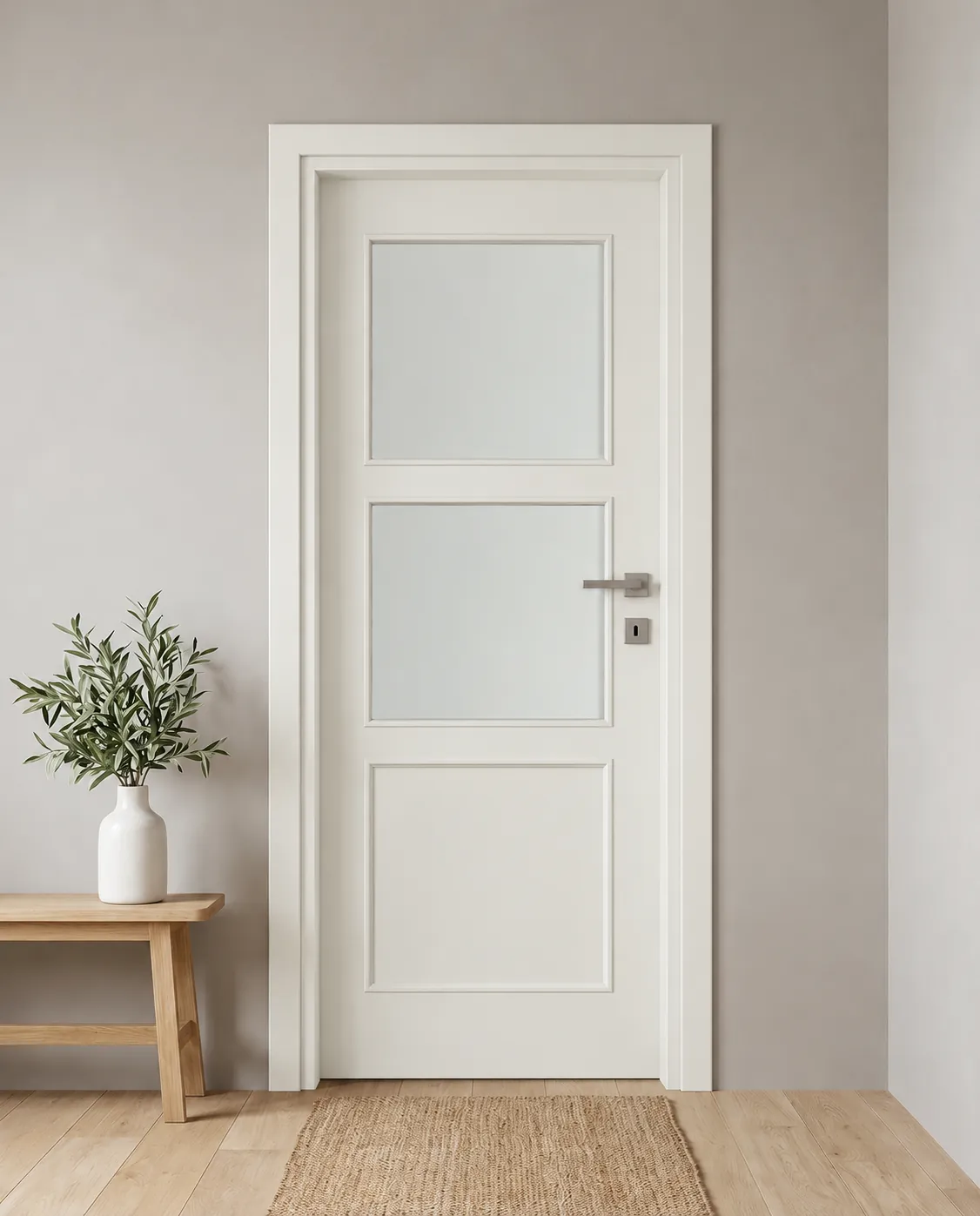 Porta interna laminata TOR-35 in Bianco