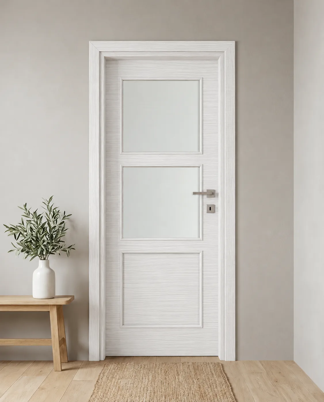 Porta interna laminata TOR-35 in Bianco Matrix