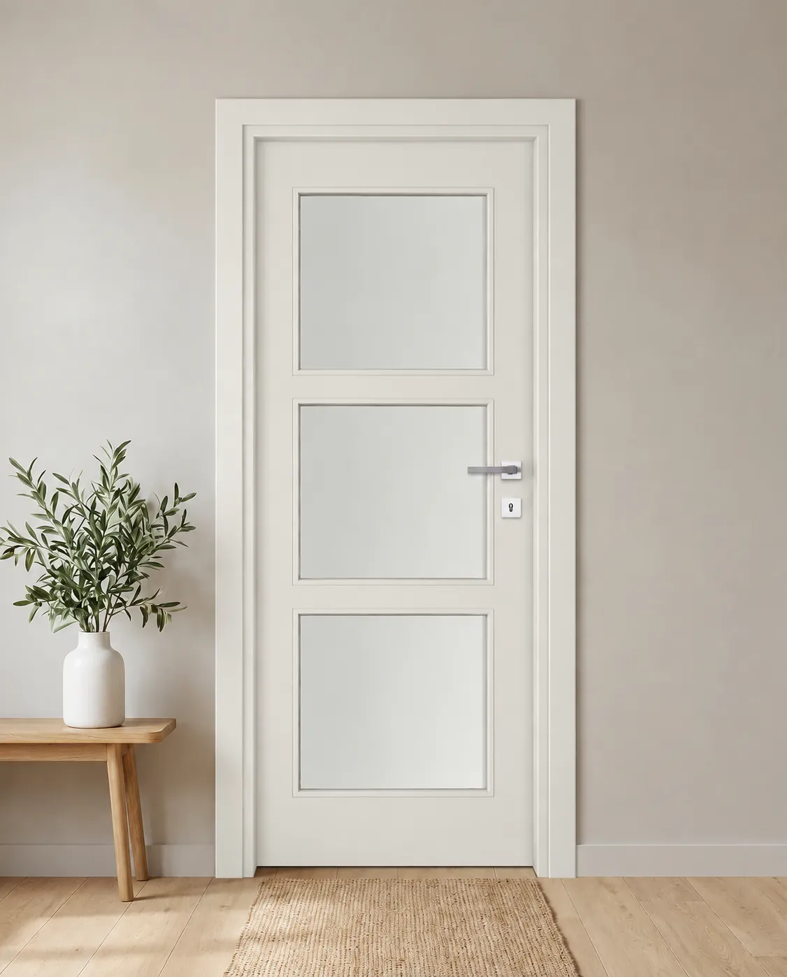 Porta interna laminata TOR-36 in Bianco