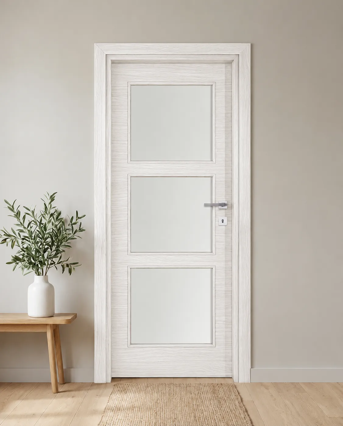Porta interna laminata TOR-36 in Bianco Matrix